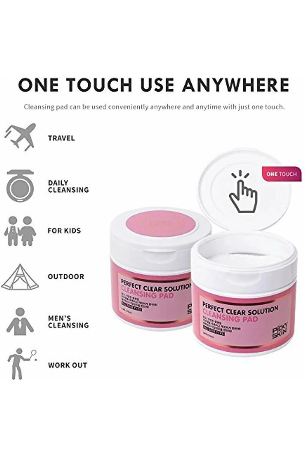 100% Fragrance Free Cotton Pads (oil-free, gentle, non-irritant, alcohol-free )