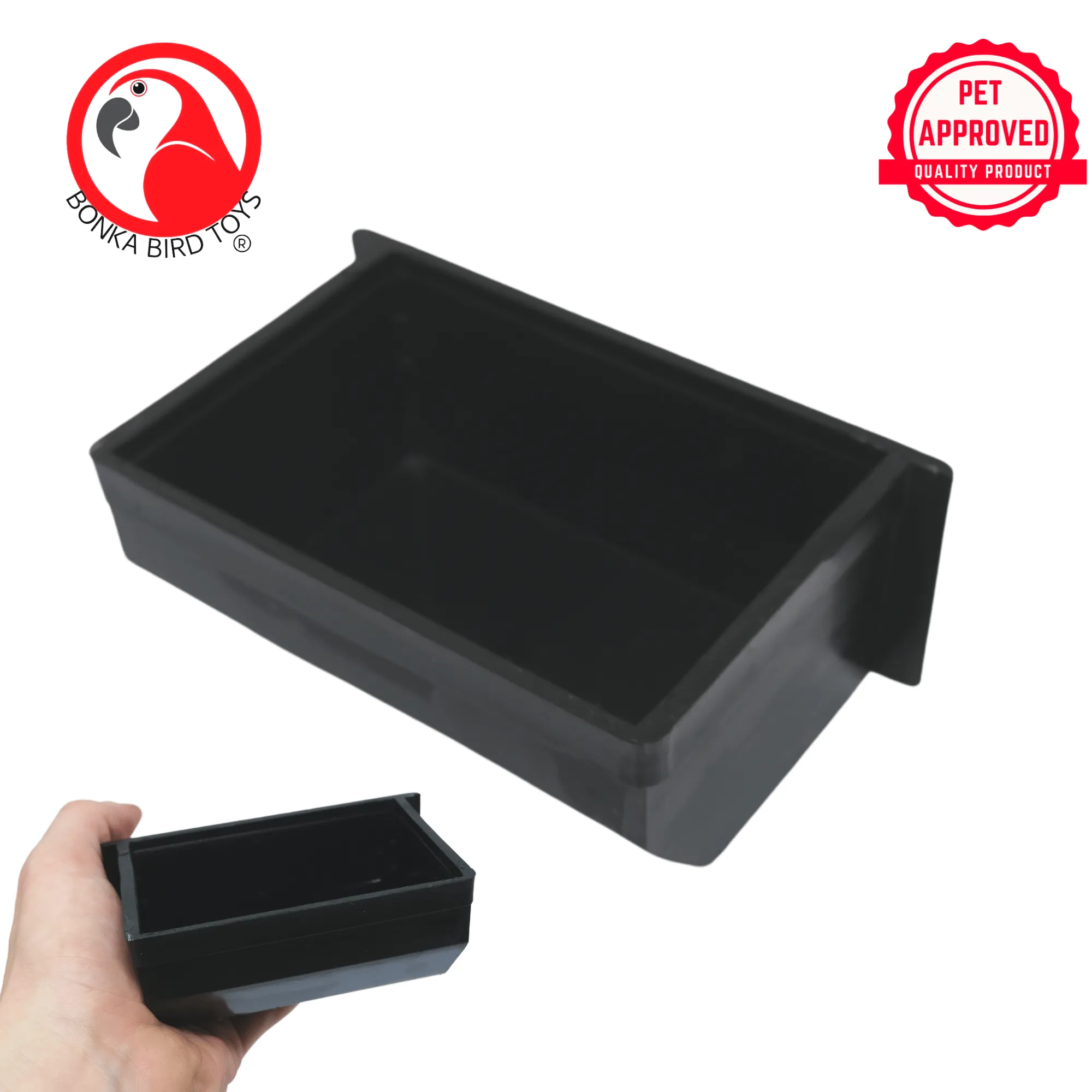 2613 5" Black Feeding Cup (FITS KINGS ES CAGES / 1818PM,1818PBR)