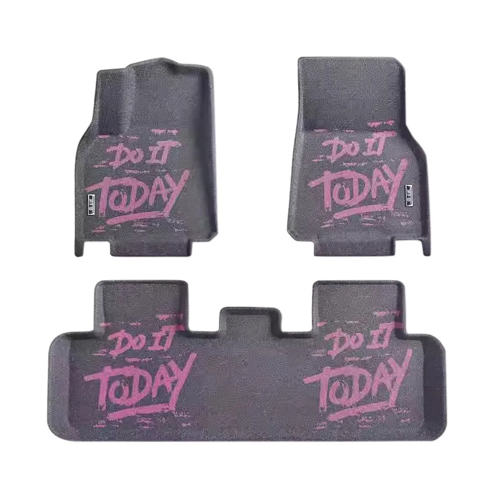 3D Velvet Floor Mats For Tesla Model 3/Y 5-Seat