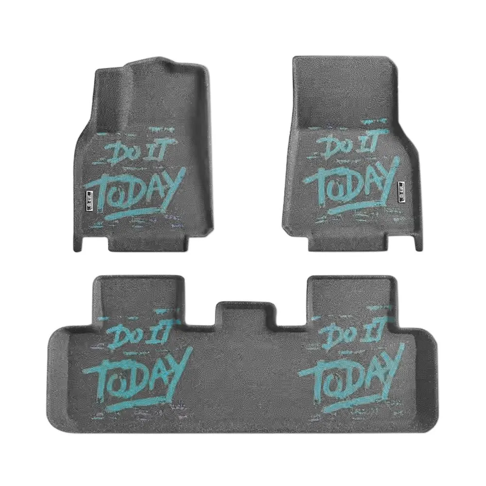 3D Velvet Floor Mats For Tesla Model 3/Y 5-Seat
