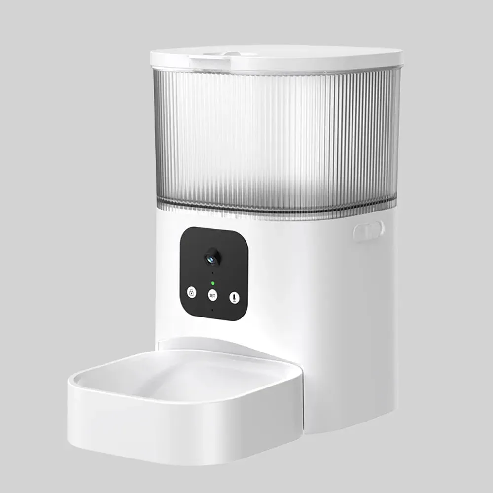 3L 6L Video Camera Feeder - Timing Smart Automatic Pet Feeder For Cats Dog WiFi Intelligent Dry Food Dispenser  Voice Recorde Bowl