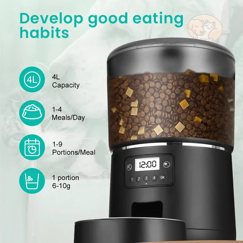 4L Timed Automatic Pet Feeder Cat/Dog