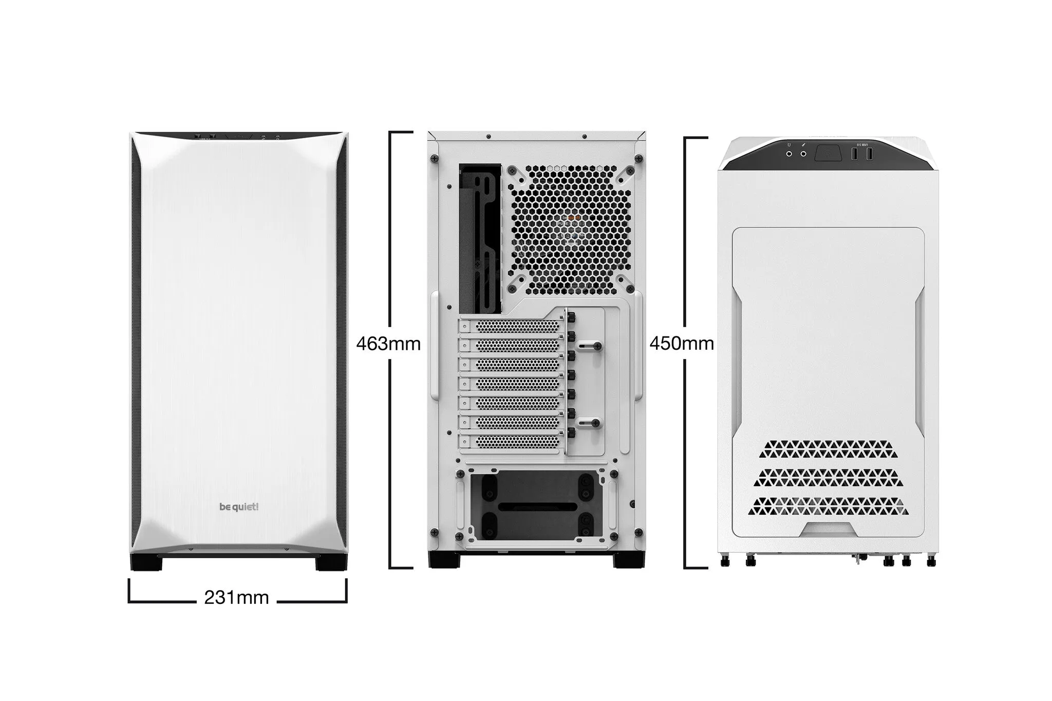 be quiet! Pure Base 500 White