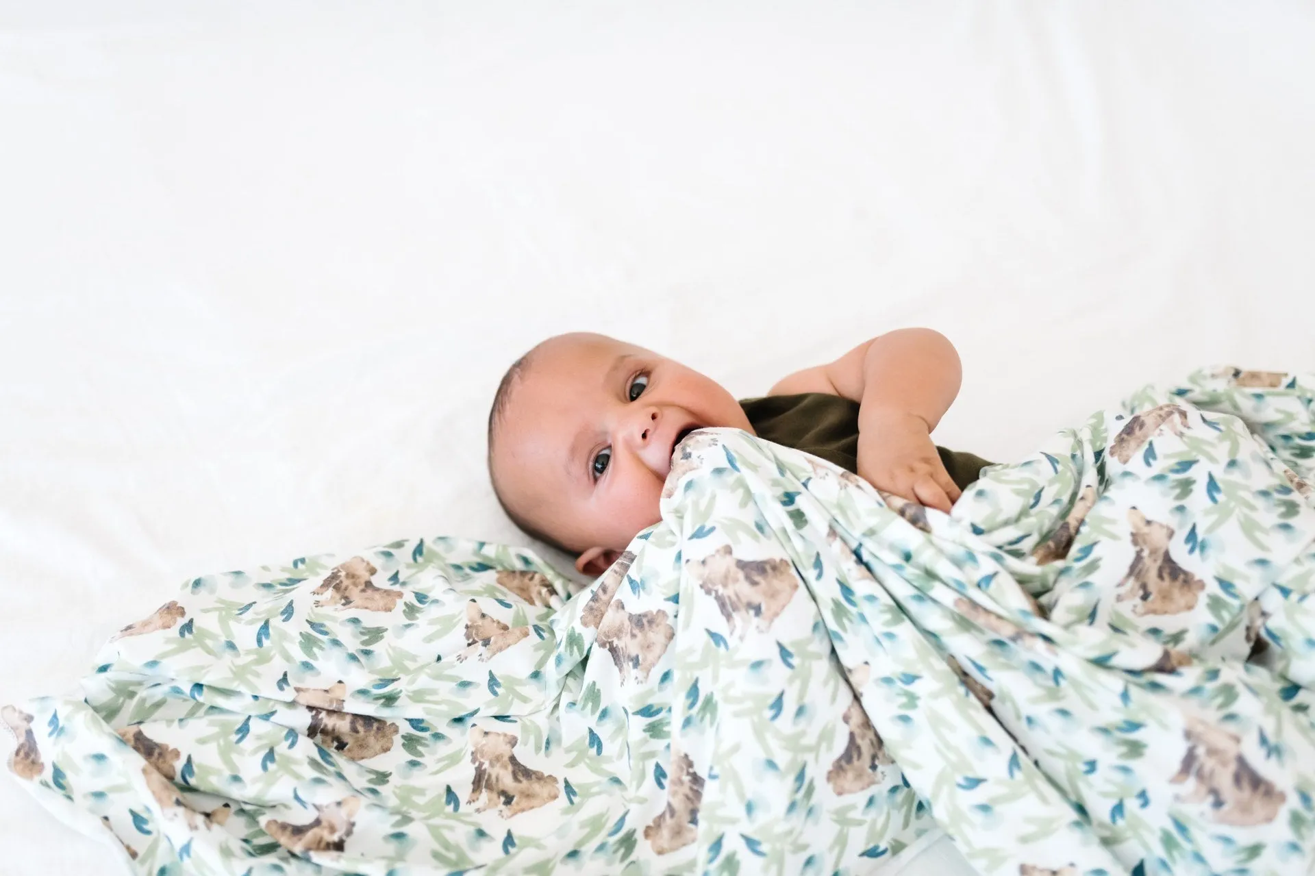 BEAR KNIT BLANKET SINGLE