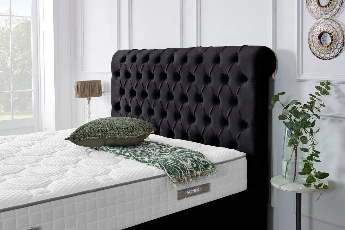 Berlin Upholstered Ottoman Bed
