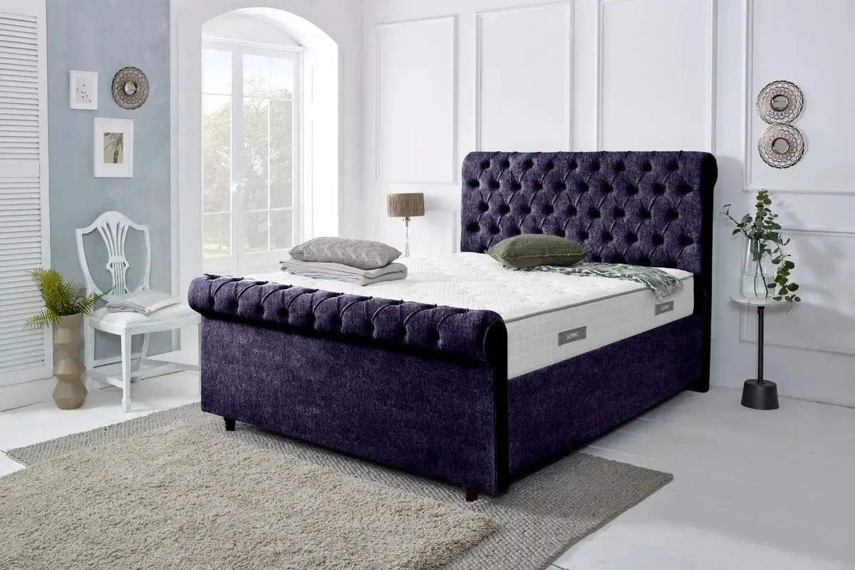 Berlin Upholstered Ottoman Bed