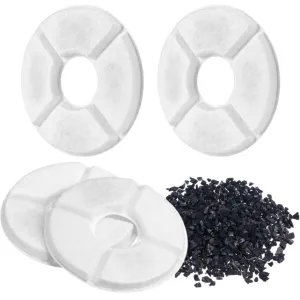 Cat Water Fountain Replacement Filters (Pack of 4): Keep Your Cat's Water Fresh and Clean!