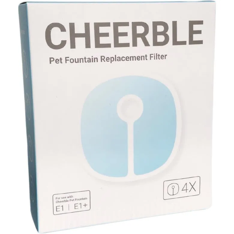 Cheerable E1 Fountain Filter (4 Pack)