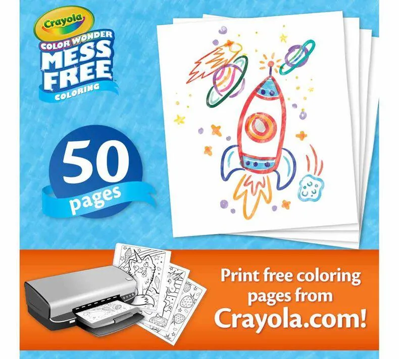 Color Wonder 50 Blank Coloring Pages