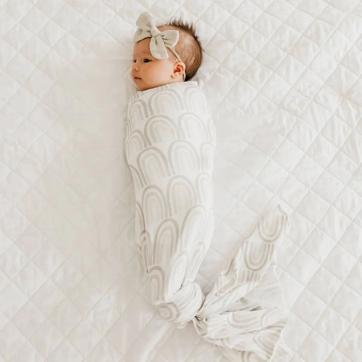 Copper Pearl Knit Swaddle Blanket | Bliss