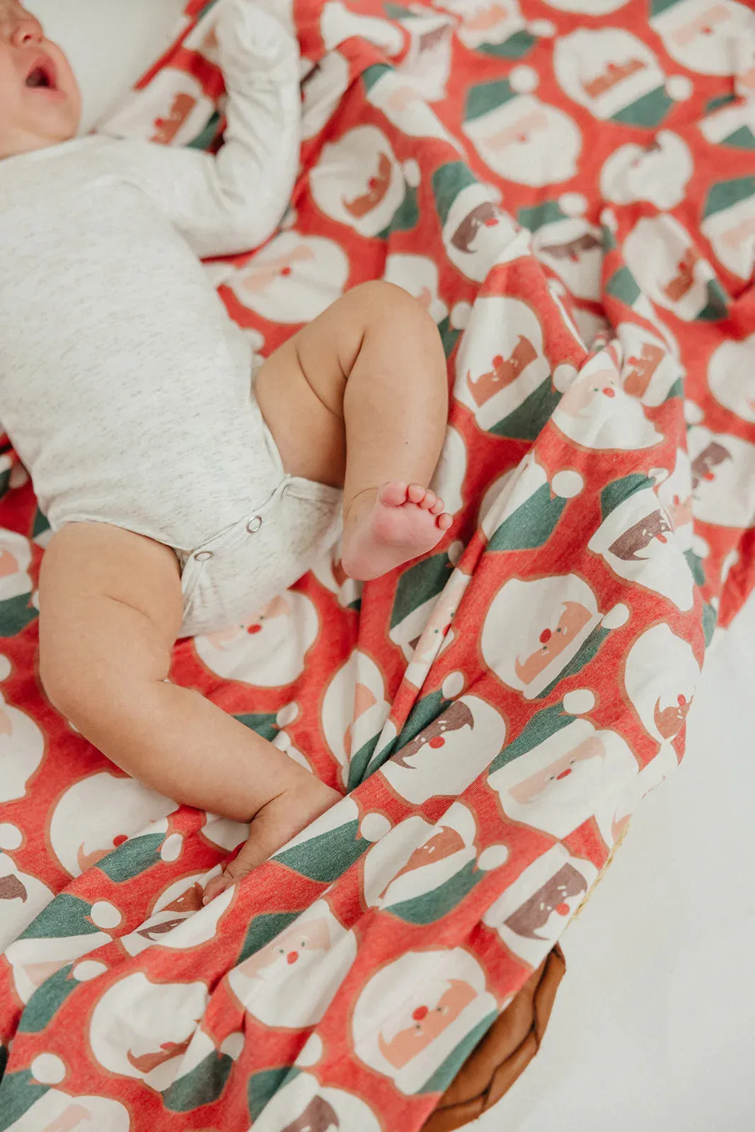 Copper Pearl Knit Swaddle Blanket | Claus