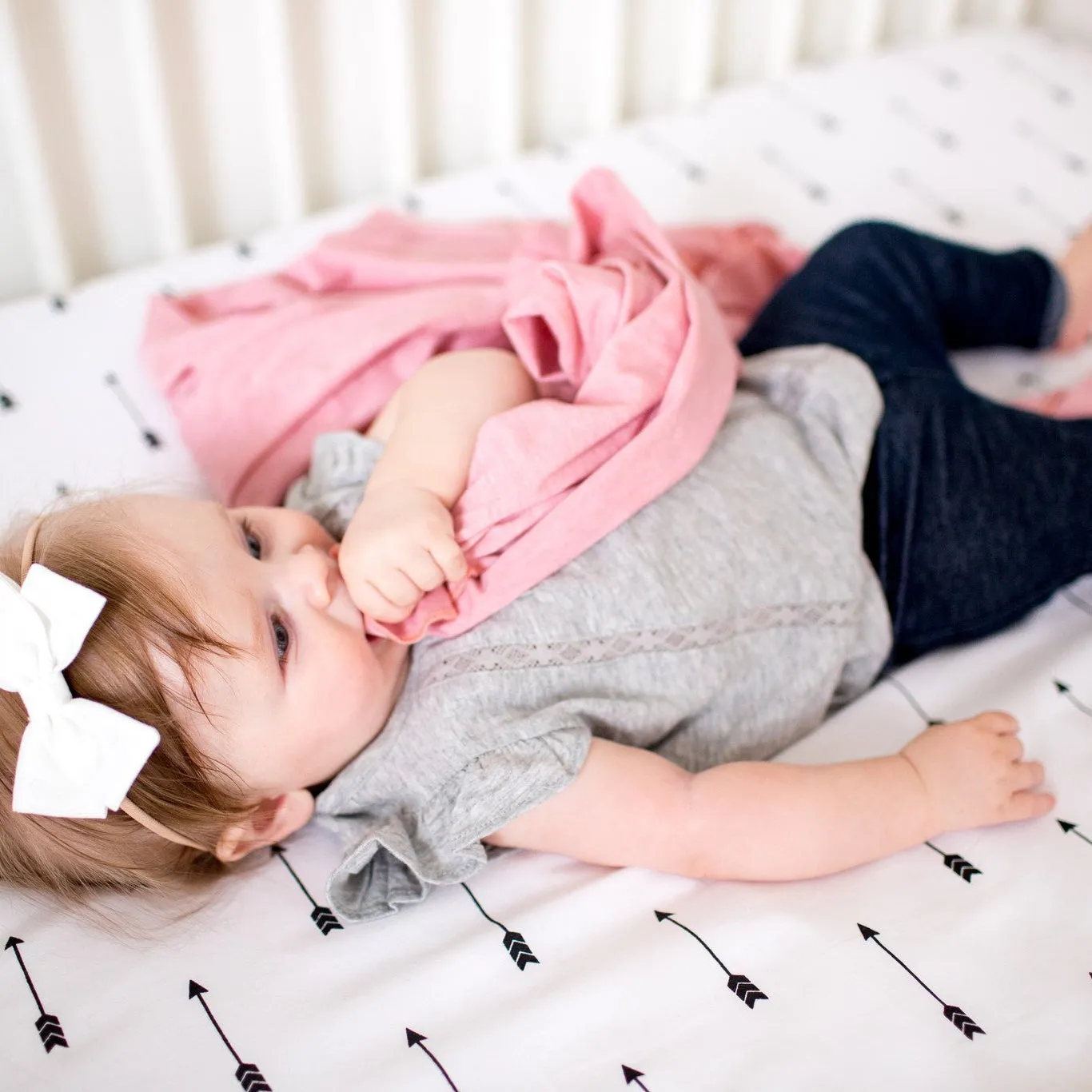 Copper Pearl Knit Swaddle Blanket | Darling