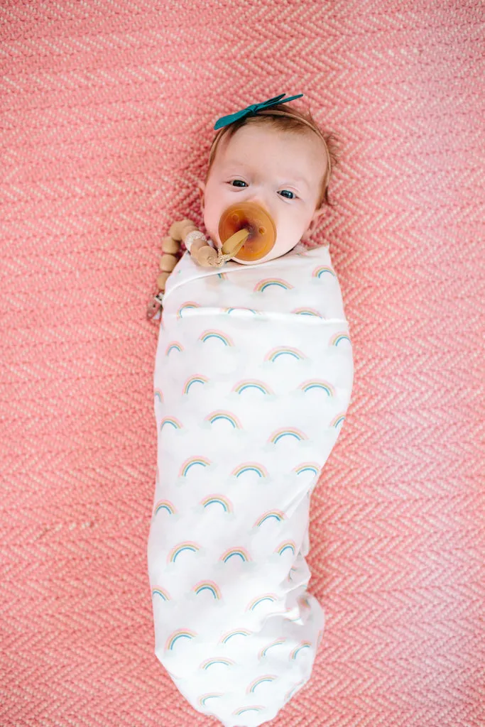 Copper Pearl Knit Swaddle Blanket | Daydream