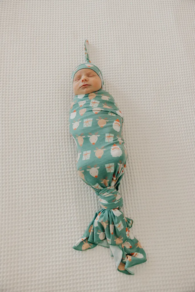 Copper Pearl Knit Swaddle Blanket | Prancer
