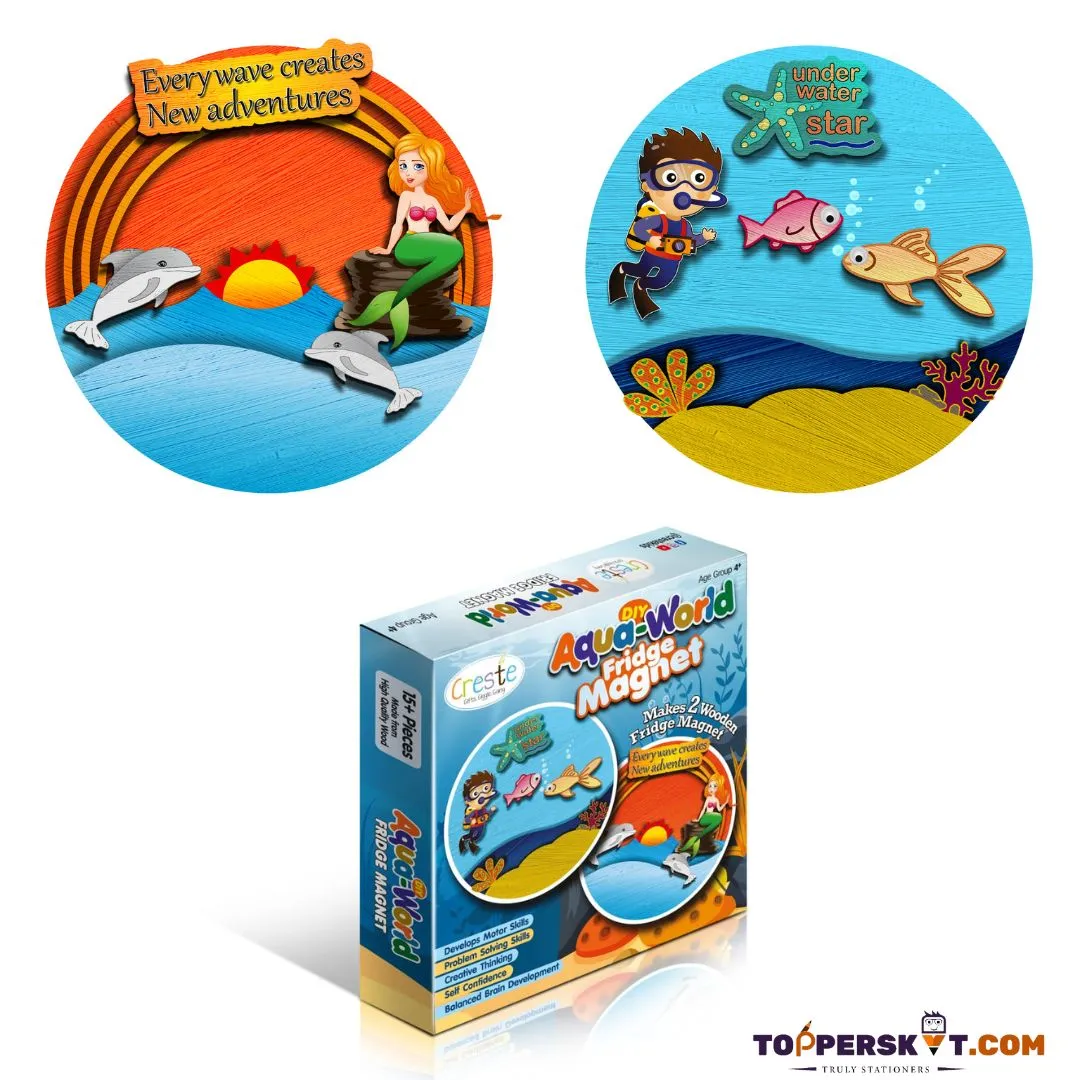 Creste DIY Fridge Magnet Kit ( Pack of 2 Magnets )