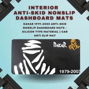 Dakar 1979-2003 Anti-Skid Nonslip Dashboard Mats - Silicon Type Material | Car Anti Slip Mat