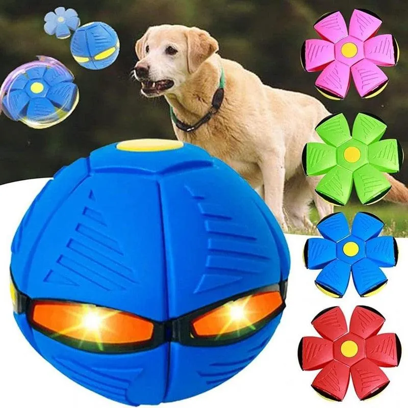 Dog Flying Saucer Ball UFO Toys
