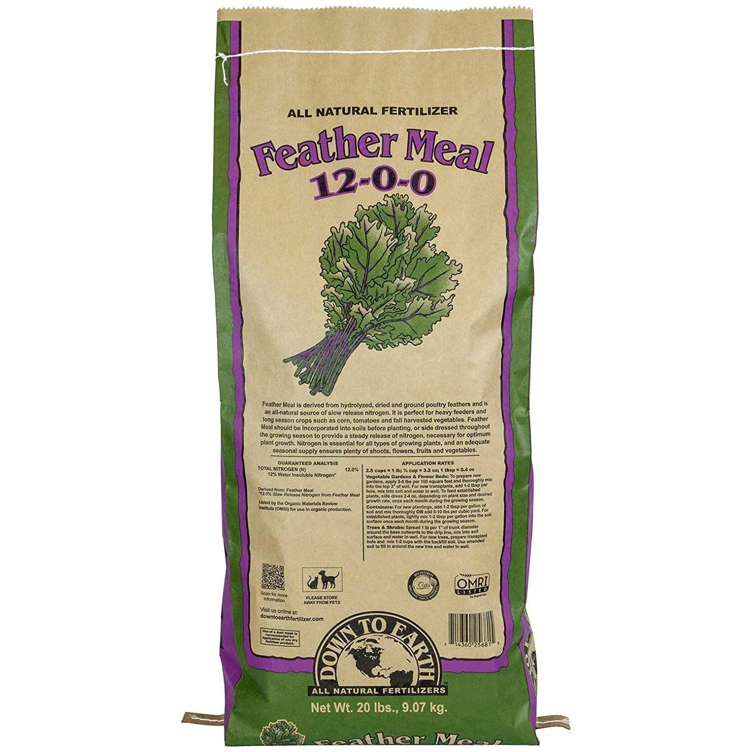 Down To Earth Feather Meal