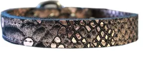 Dragon Skin Genuine Leather Dog Collar Copper Size 26
