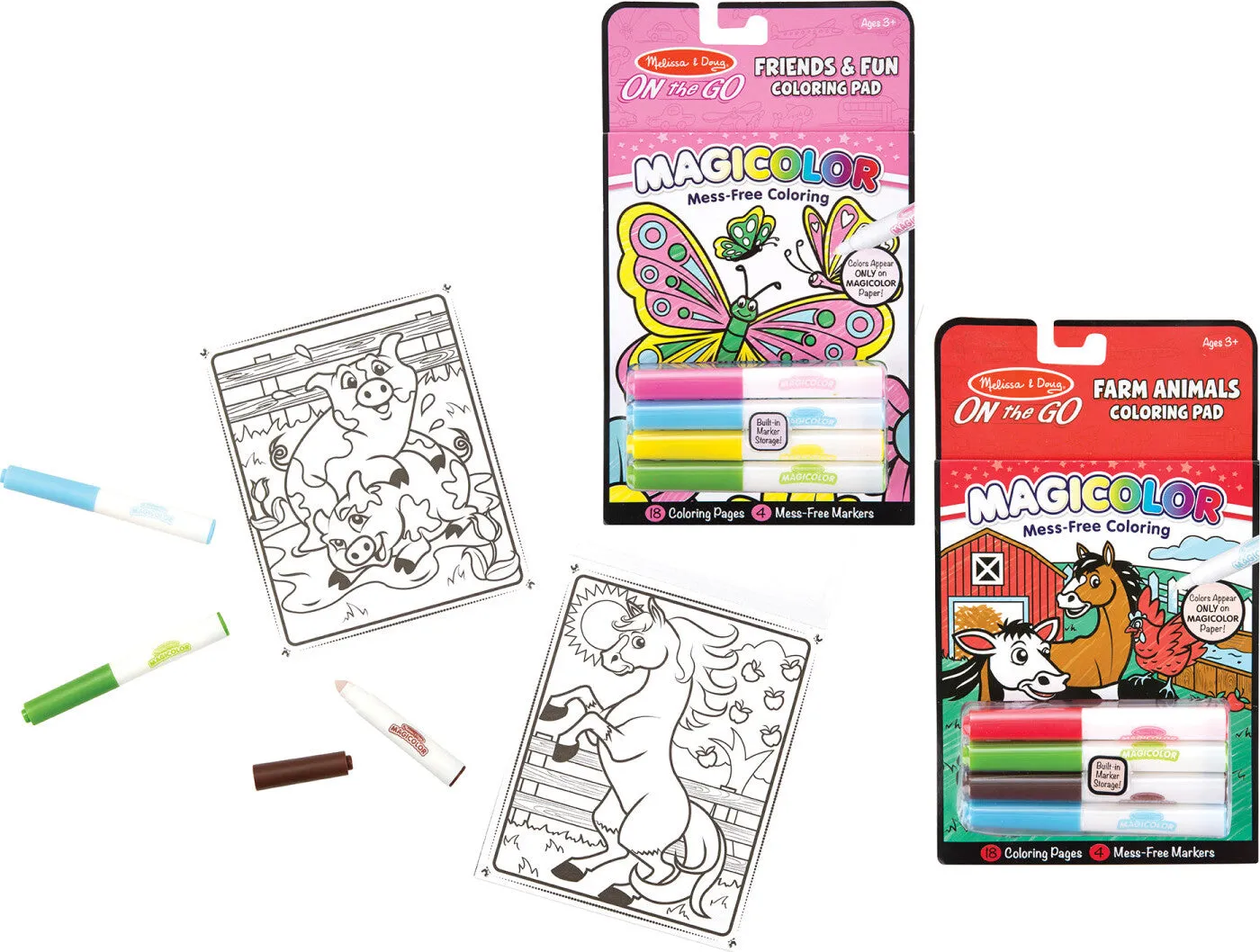 Farm Animals Magicolor Coloring Pad