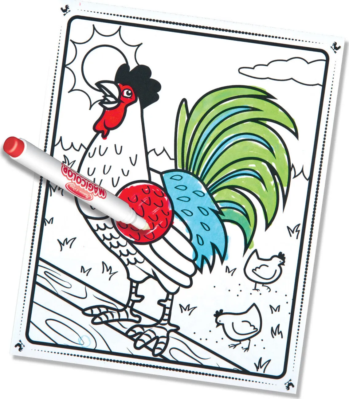Farm Animals Magicolor Coloring Pad