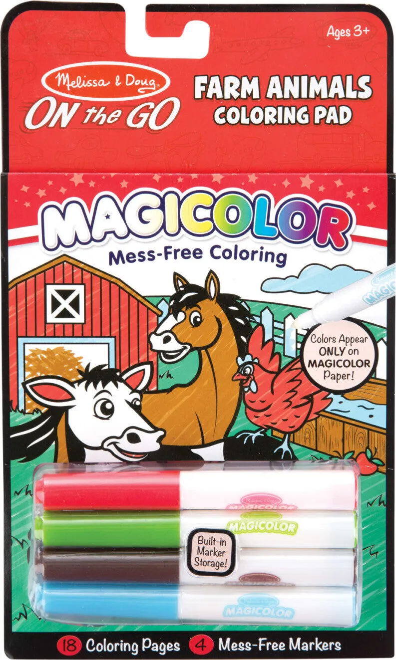 Farm Animals Magicolor Coloring Pad