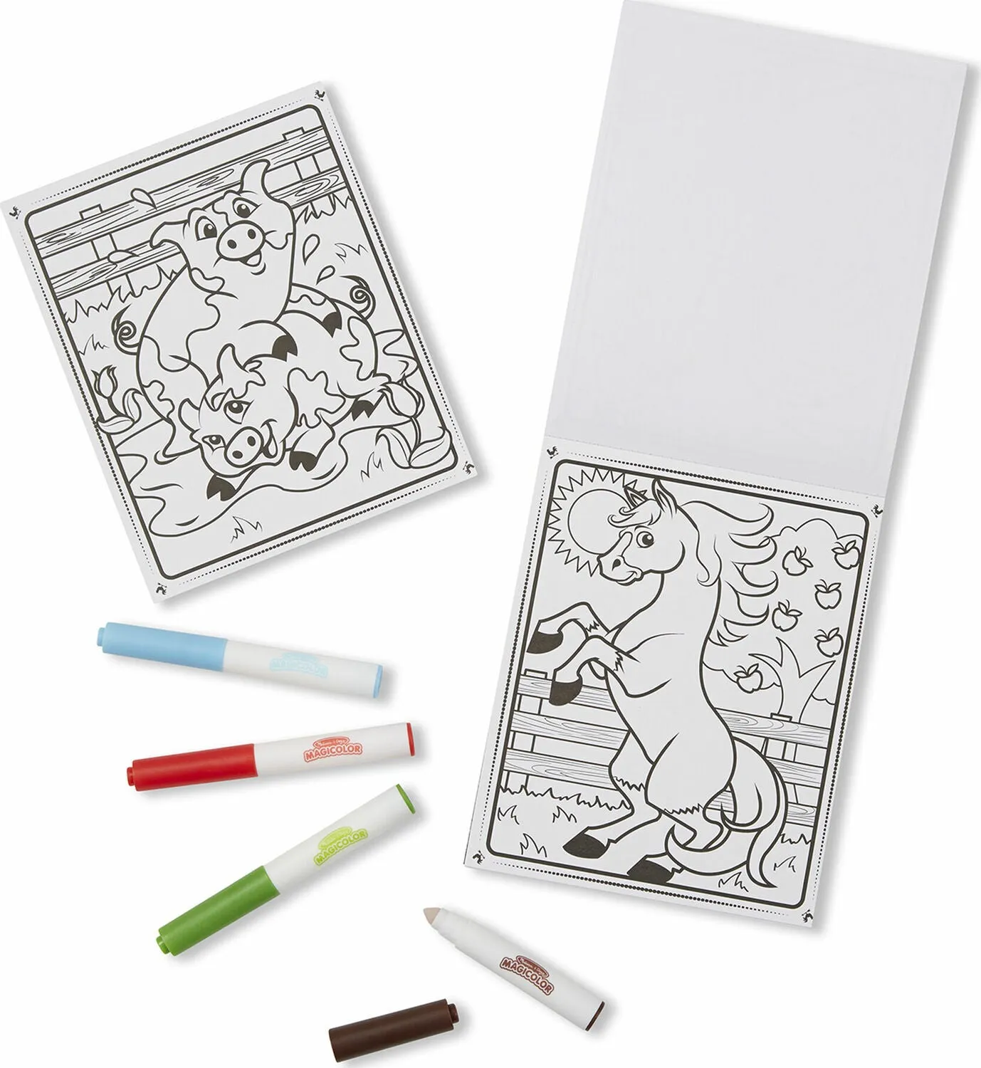Farm Animals Magicolor Coloring Pad