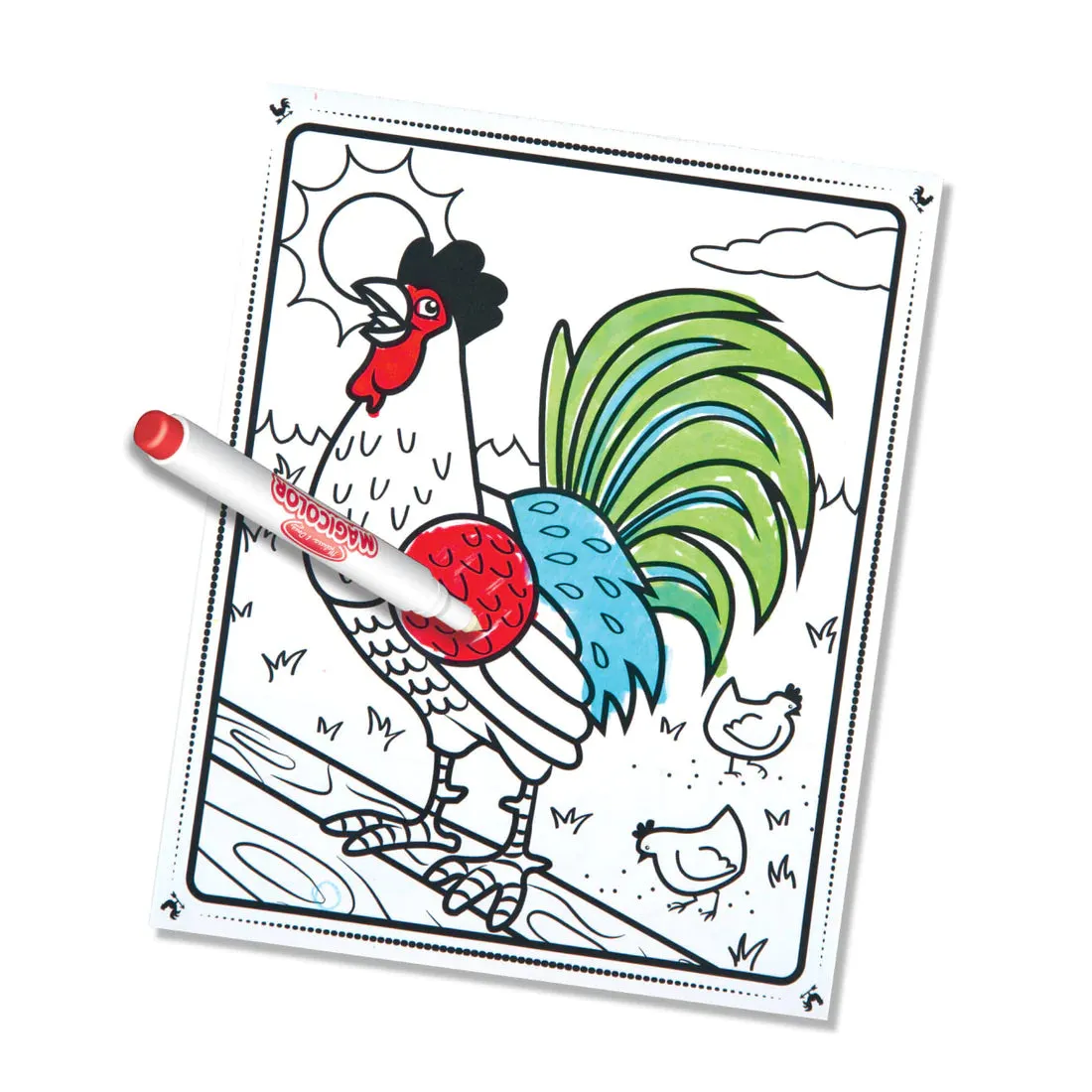 Farm Animals Magicolor Coloring Pad