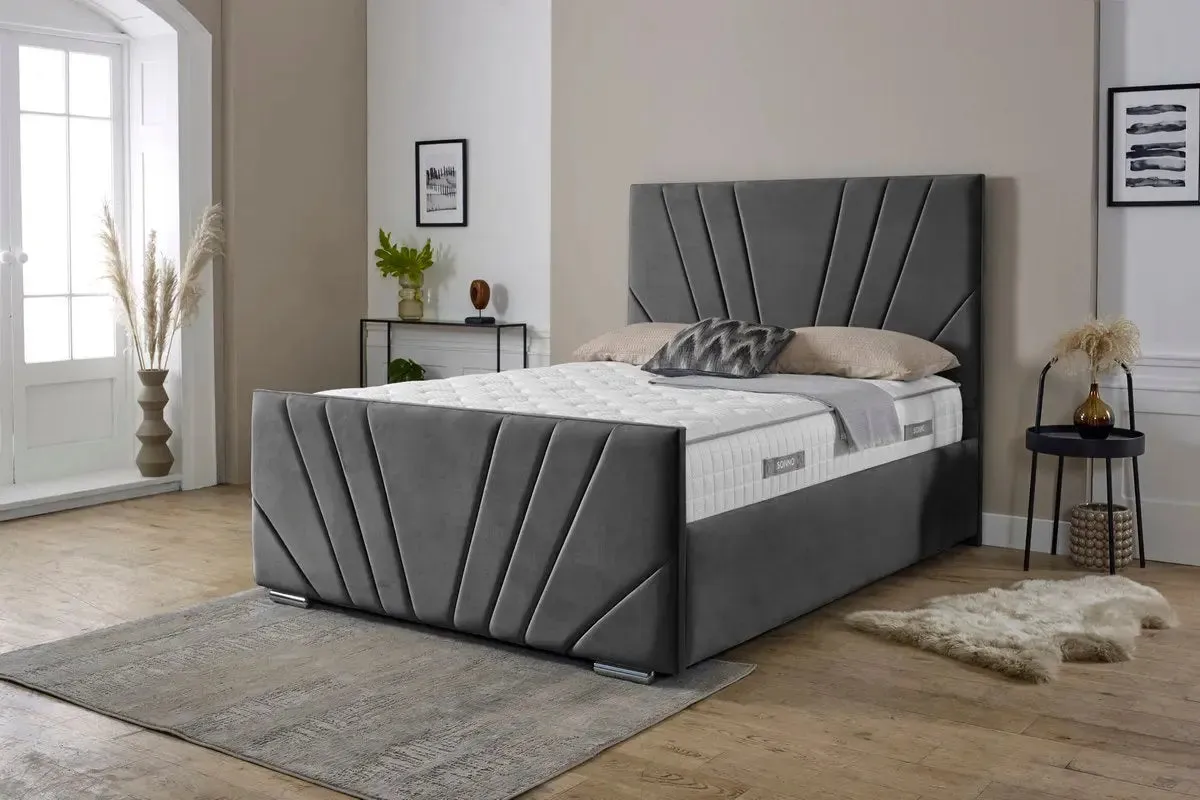 Fiji Sunrise Upholstered Ottoman Bed