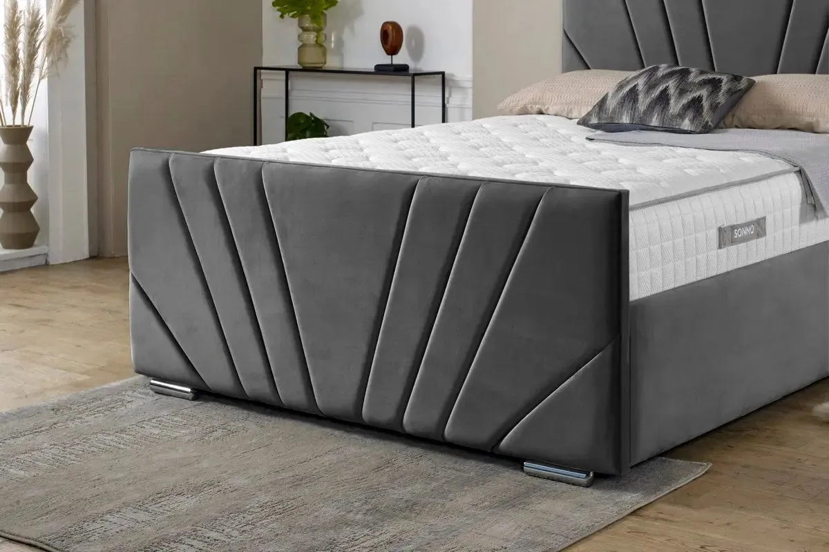 Fiji Sunrise Upholstered Ottoman Bed