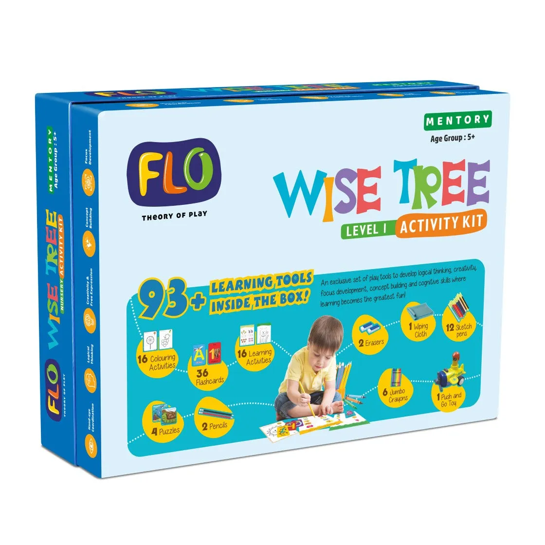 FLO Toys Wise Tree -Level 1 Activity Kit For Kids Ages 8 
