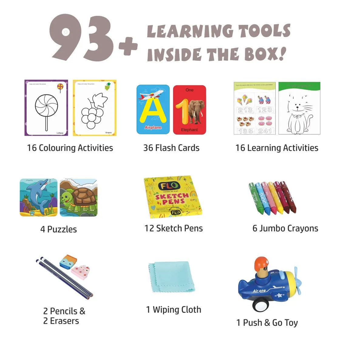 FLO Toys Wise Tree -Level 1 Activity Kit For Kids Ages 8 