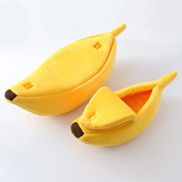 Growpet, Cute Banana Shape Pet Beds (Cat/Dogs)