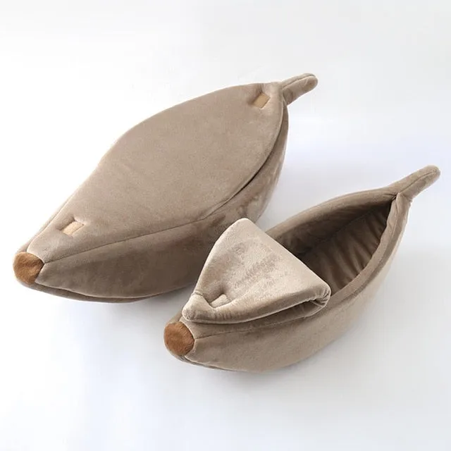 Growpet, Cute Banana Shape Pet Beds (Cat/Dogs)