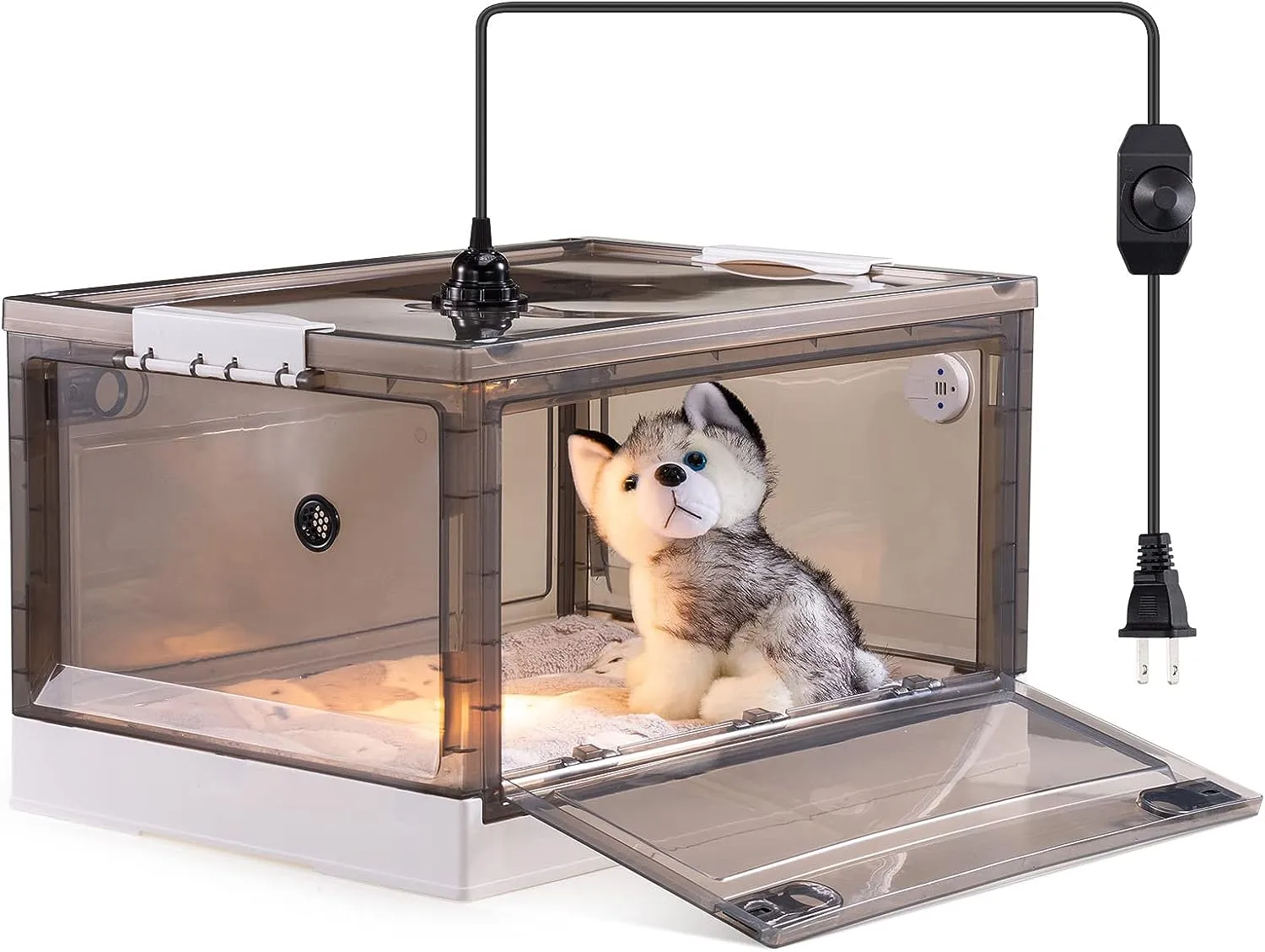 Incubator for Newborn Puppies and Kittens I  Nebulized Oxygen Intensive Care Unit for Dogs and Cats I Pet incubator With Nebulization Kit