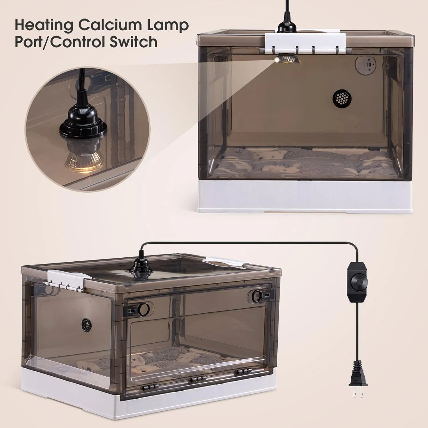 Incubator for Newborn Puppies and Kittens I  Nebulized Oxygen Intensive Care Unit for Dogs and Cats I Pet incubator With Nebulization Kit