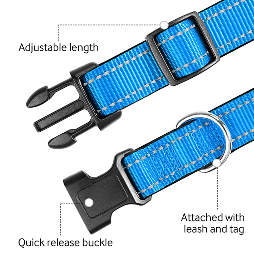 JOYTALE ReflectiPet™ Reflective Nylon Dog Collar