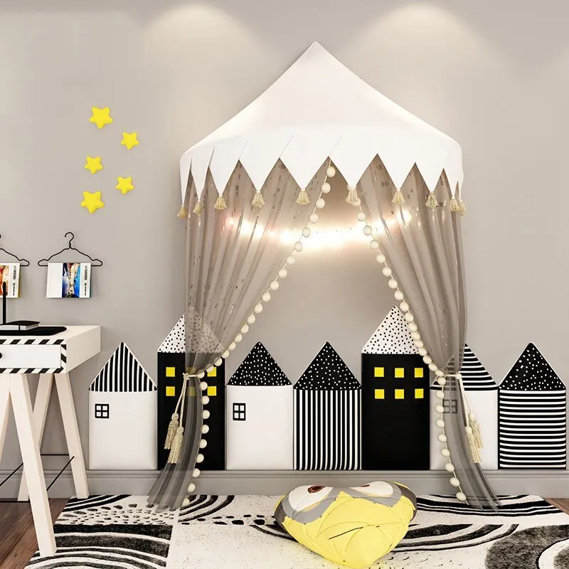 Kids Soft Bag Wall Sticker for Bedroom Decor with Anti-collision Headboard