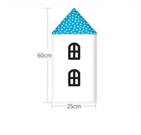 Kids Soft Bag Wall Sticker for Bedroom Decor with Anti-collision Headboard