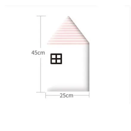 Kids Soft Bag Wall Sticker for Bedroom Decor with Anti-collision Headboard