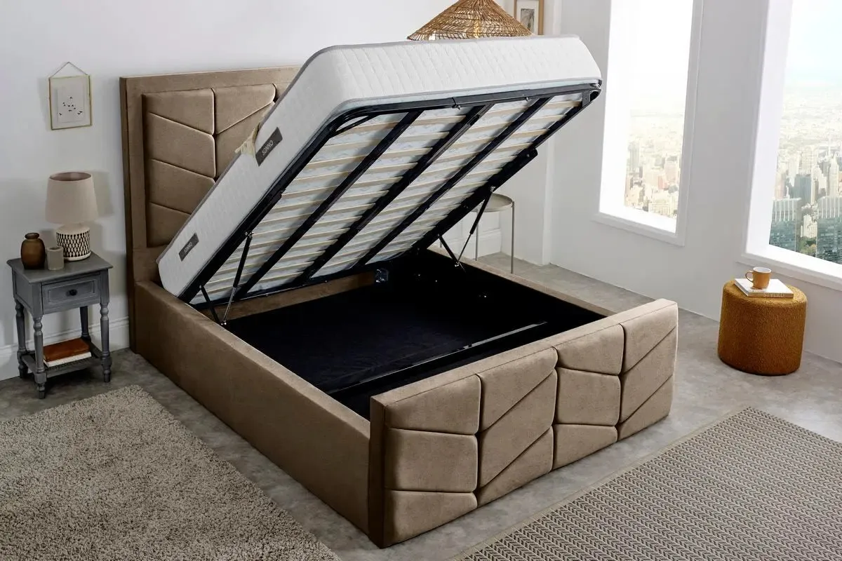 Lancaster Upholstered Ottoman Bed