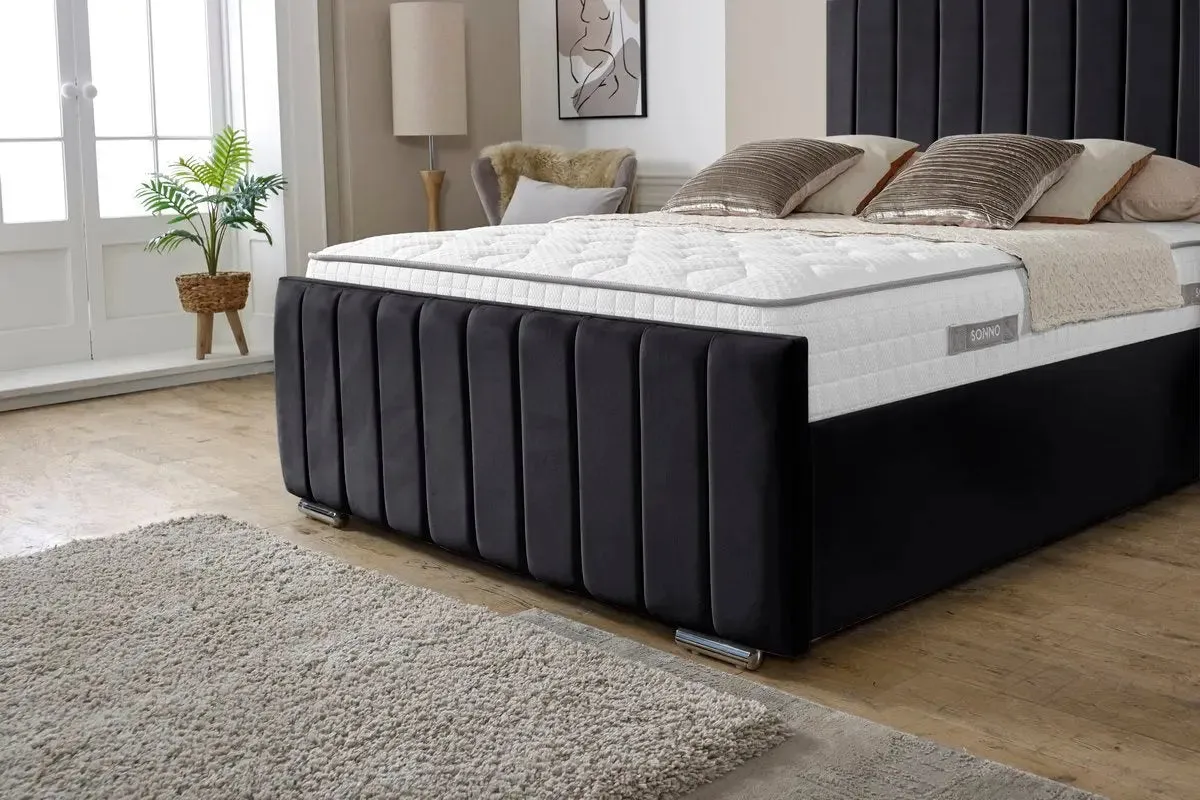 Lisbon Upholstered Ottoman Bed