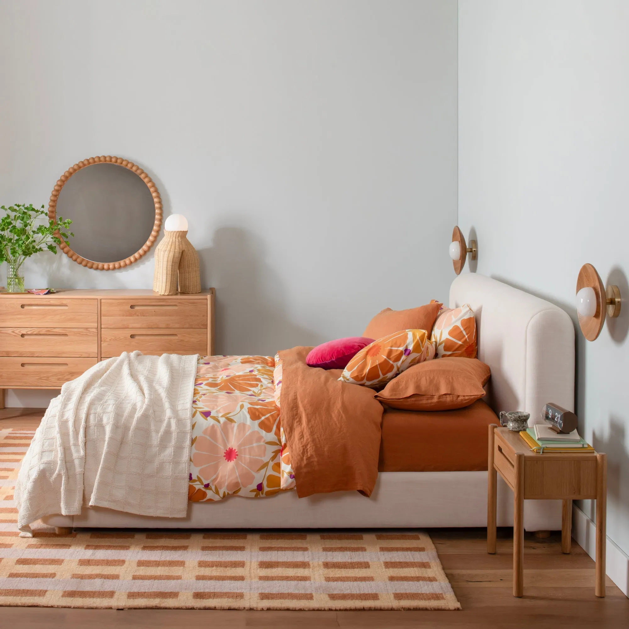 Mira Upholstered Bed