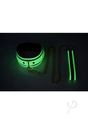 Ms Kink In The Dark Glow Collar/leash
