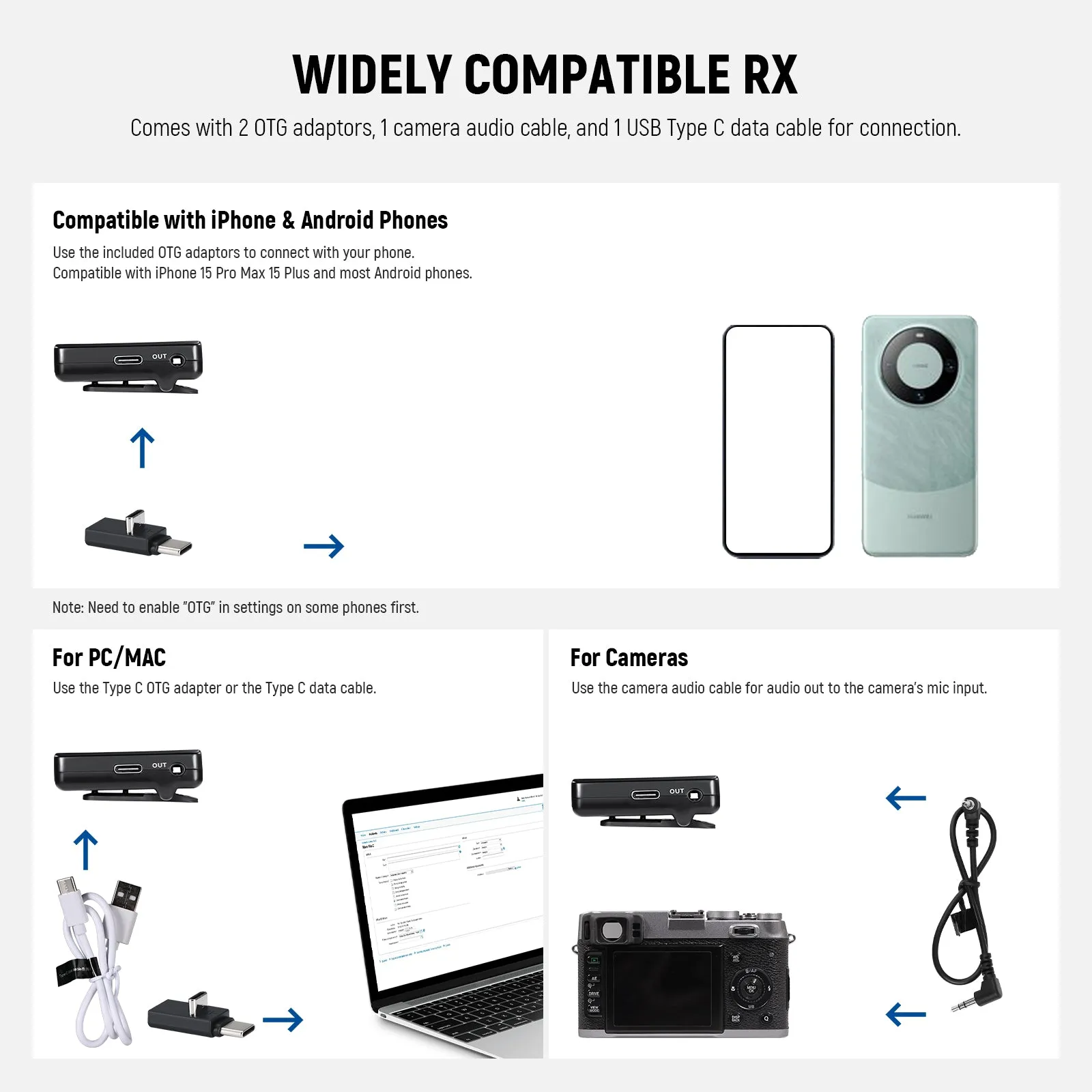 NEEWER CM28 Wireless Lavalier Lapel Microphone