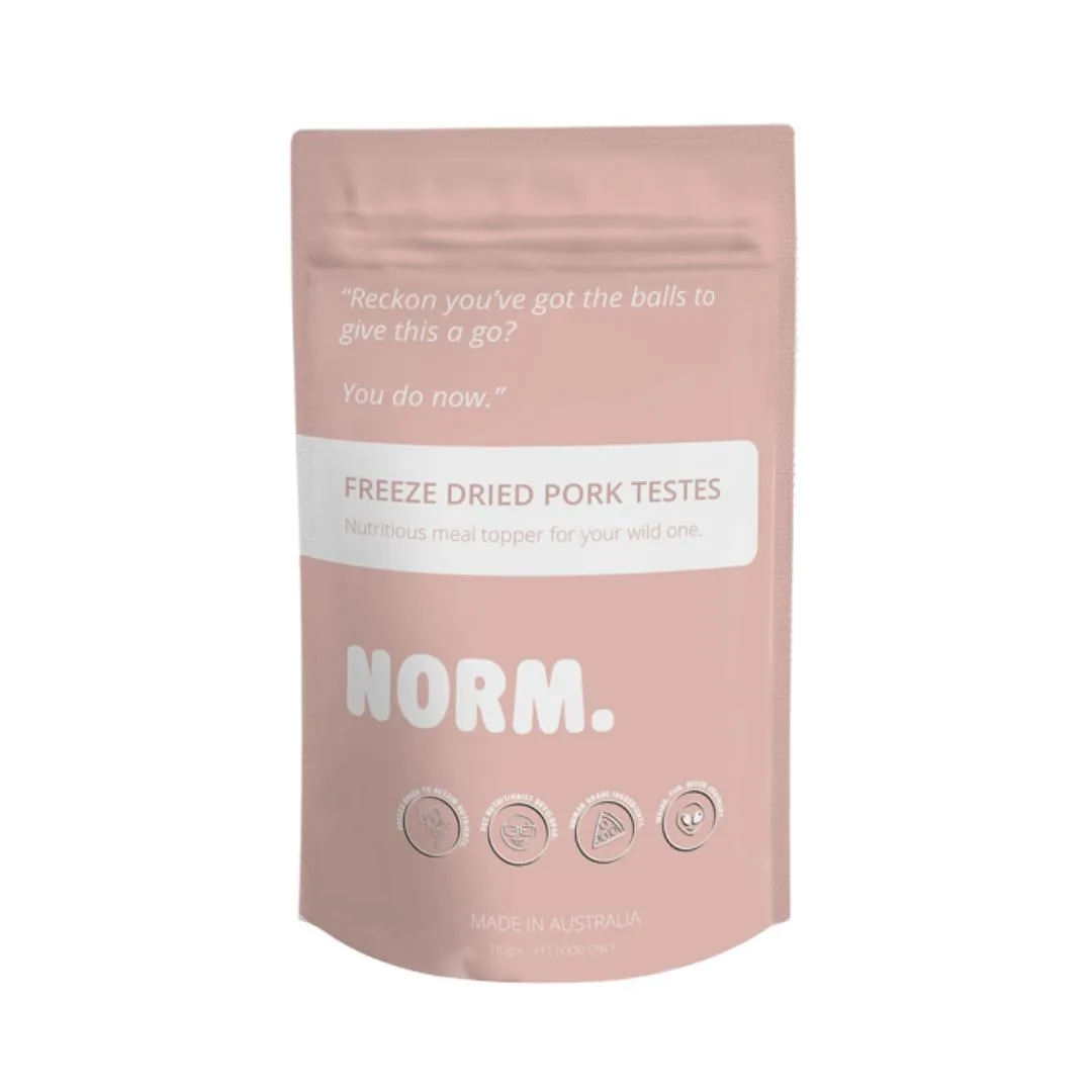 NORM. Pork Testes Freeze Dried Meal Topper for Dogs and Cats***