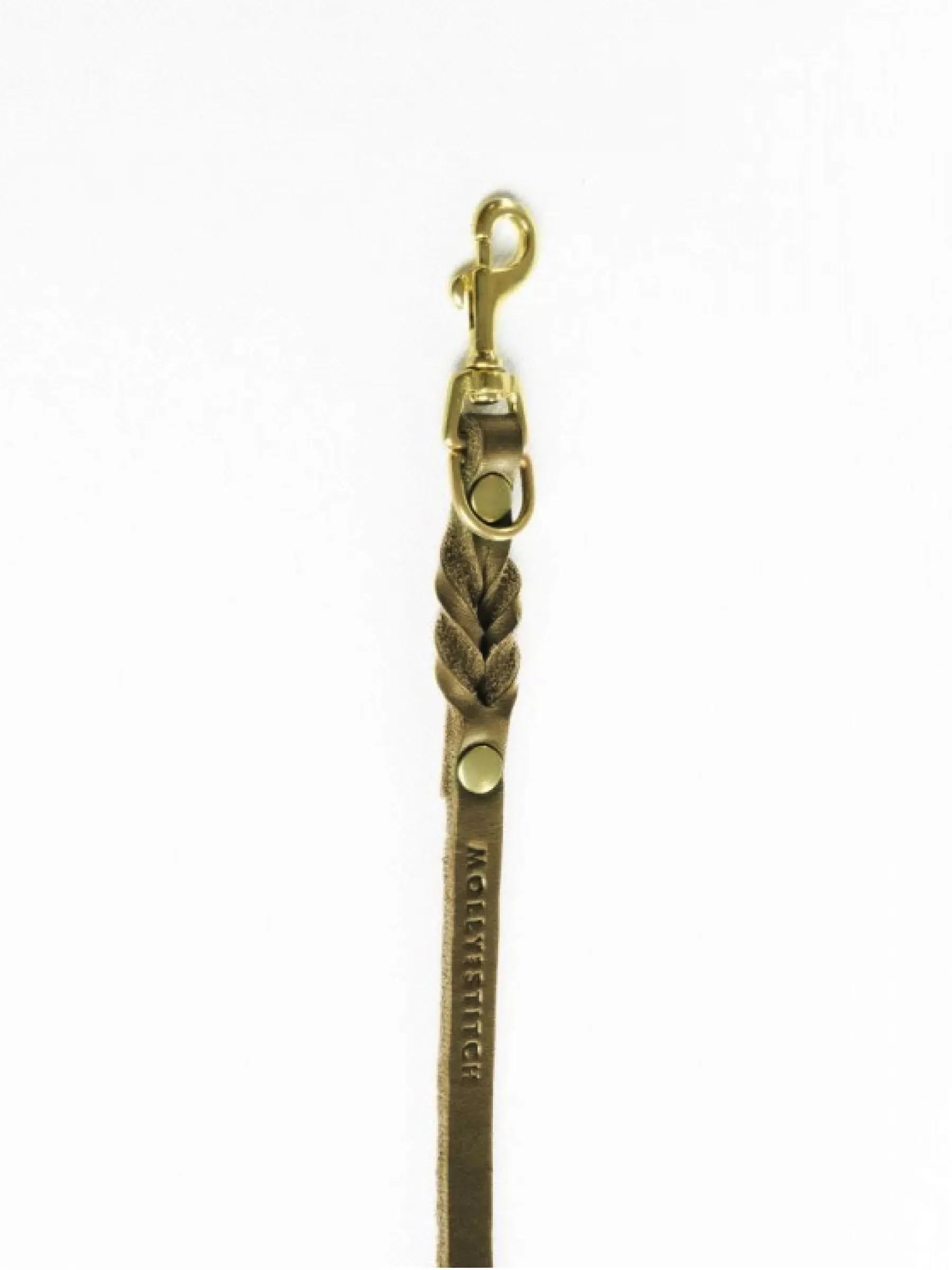 [OLIVE TREE] BUTTER LEATHER ADJUSTABLE DOG LEASH