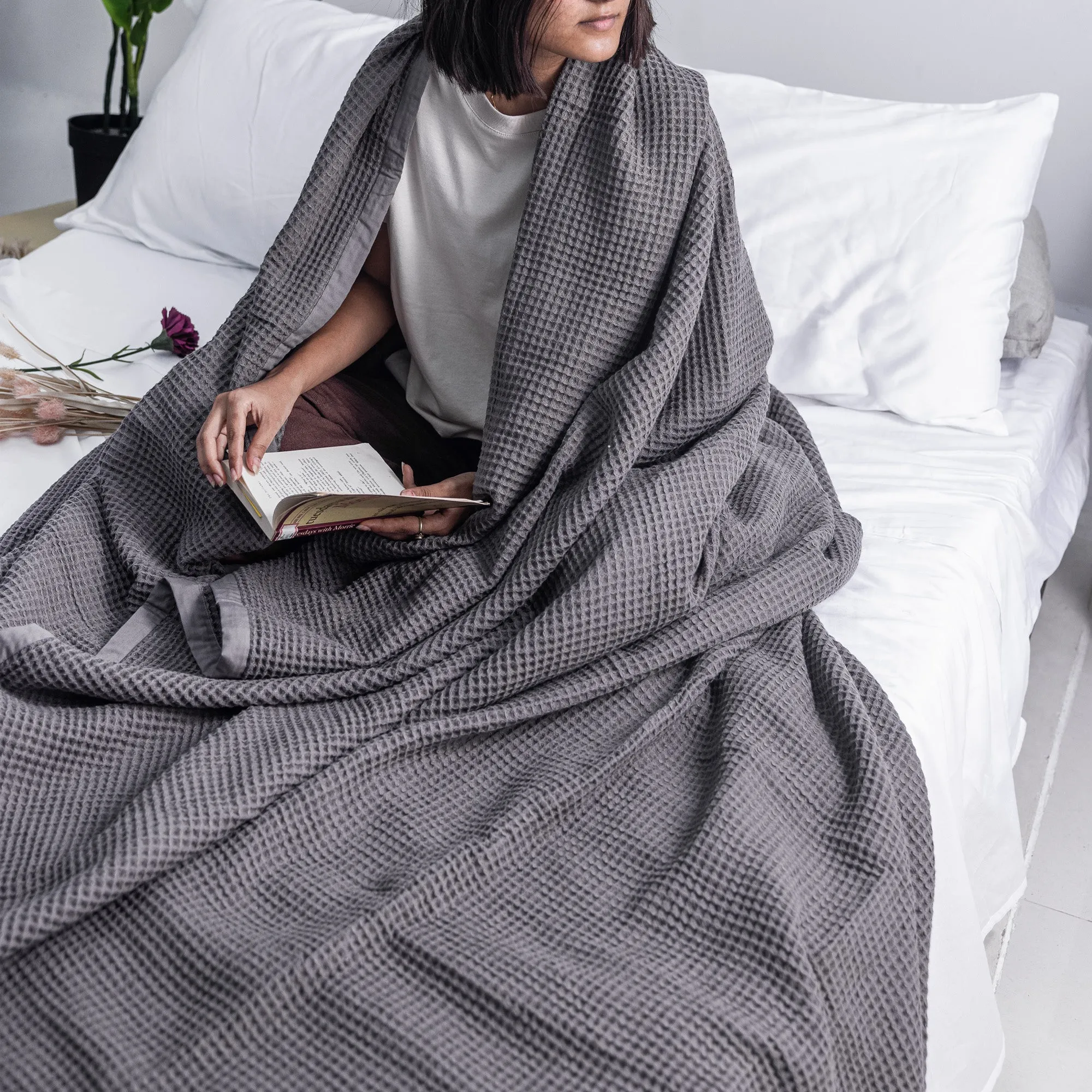 Organic Waffle Blanket