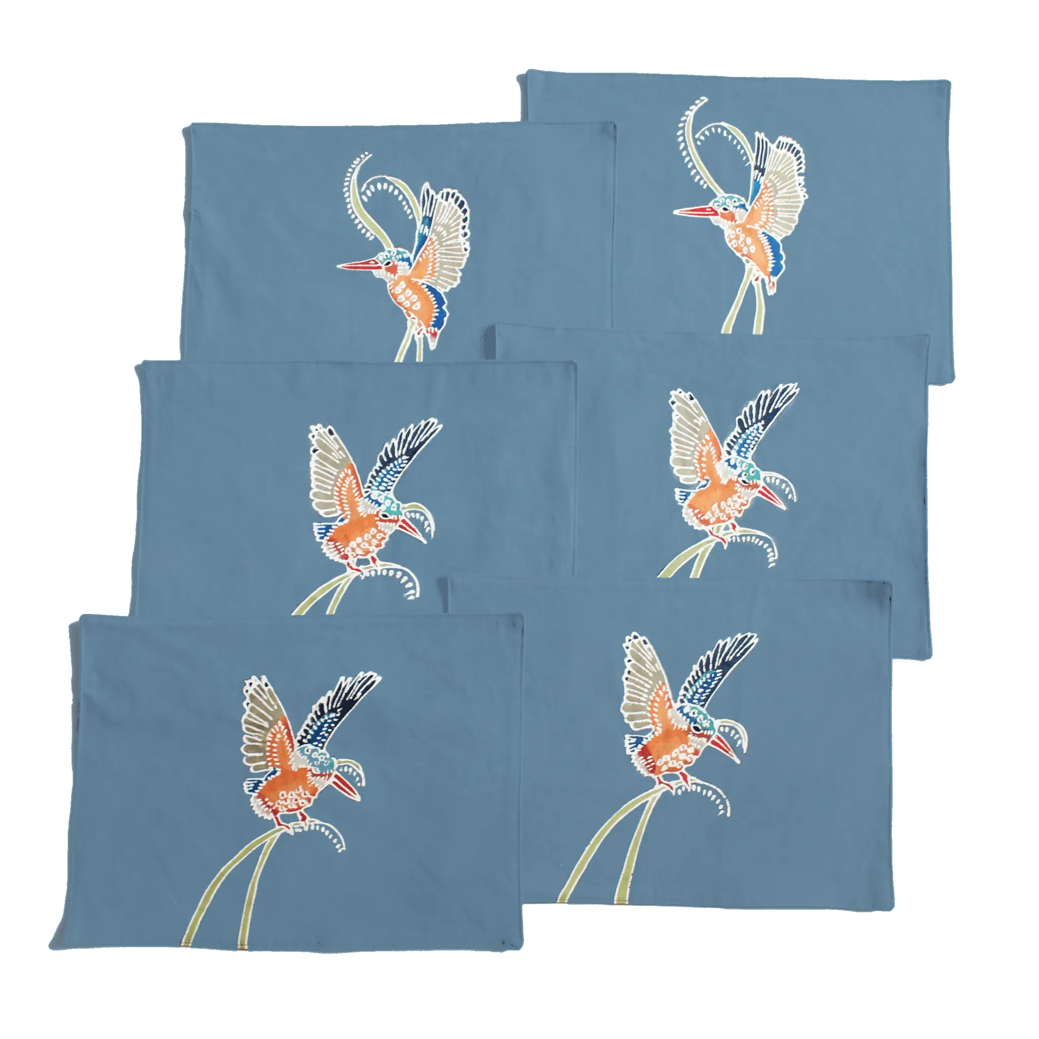 Papiko Malachite Kingfisher Table Mats