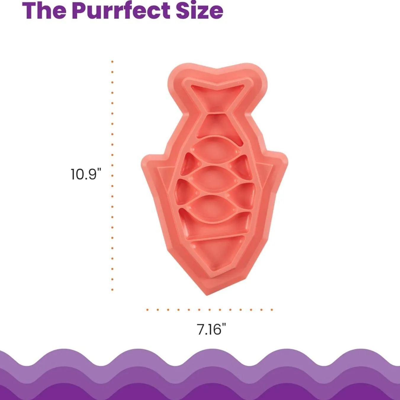 Petstages Fishie Mat Slow Feeder for Cats